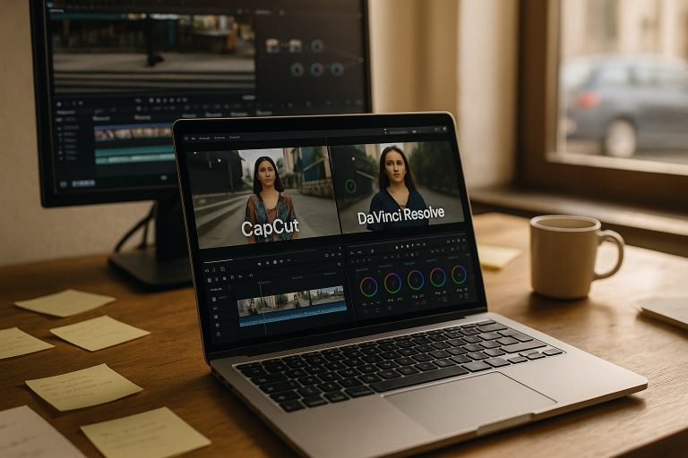 CapCut vs DaVinci Resolve: qué editor de vídeo gratuito rinde mejor en un portátil normal