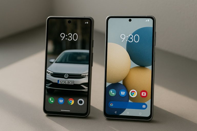 Pixel 9a vs Galaxy A55: qué móvil de gama media envejece mejor
