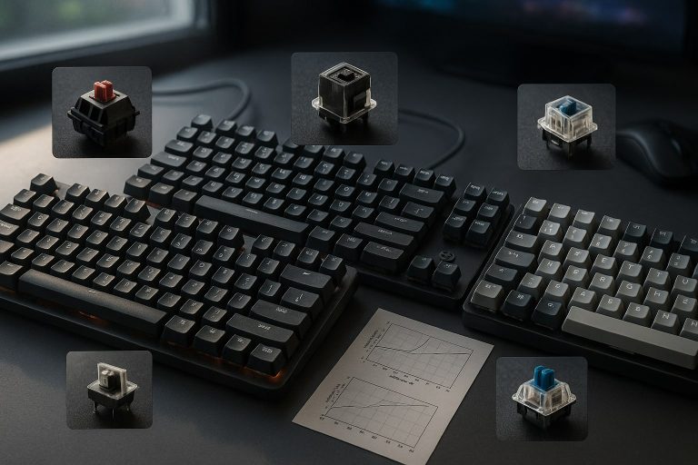 Cómo elegir teclado mecánico para gaming en 2026: switches, hot-swap y cuándo el Hall Effect compensa Cómo elegir teclado mecánico para gaming en 2026: switches, hot-swap y cuándo el Hall Effect compensa
