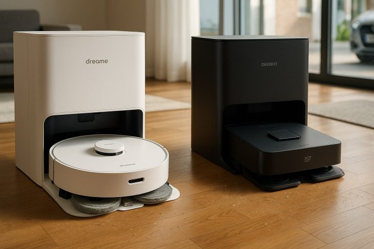 Dreame L20 Ultra vs Ecovacs Deebot X2 Omni: qué robot premium con torre completa aguanta mejor un piso grande