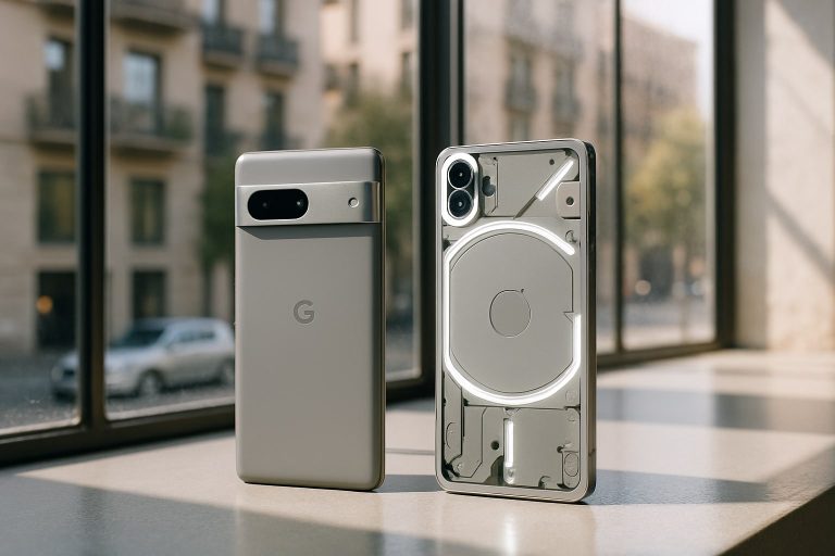 Nothing Phone (3) vs Google Pixel 9: dos formas de entender los 800 € en Android puro